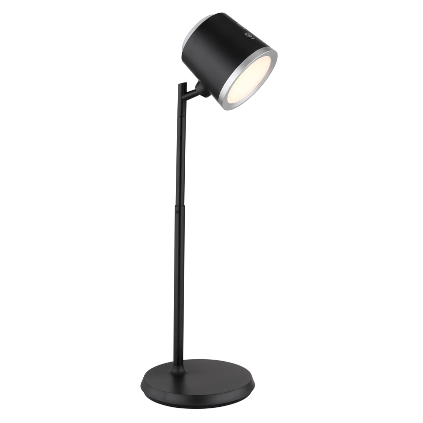 Globo - LED ljusreglerad bordslampa touch 04.01.2001 LED/6W/3,7V 3000K/4000K/6500K 1500 mAh USB svart