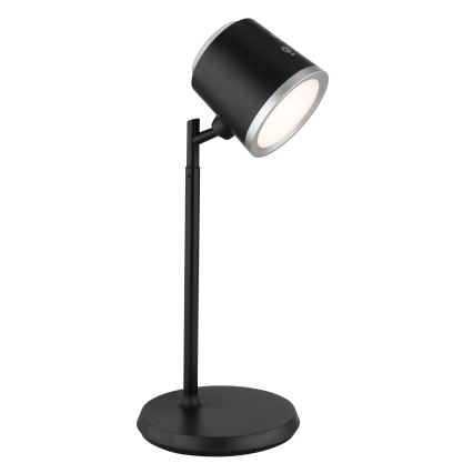 Globo - LED ljusreglerad bordslampa touch 04.01.2001 LED/6W/3,7V 3000K/4000K/6500K 1500 mAh USB svart