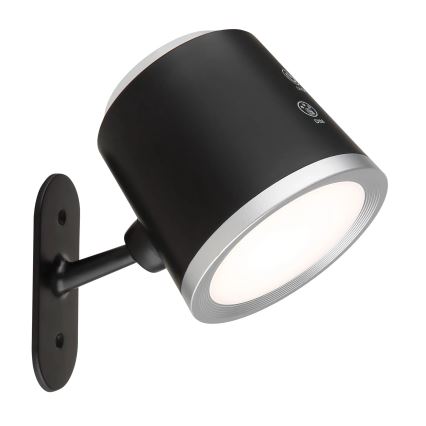 Globo - LED ljusreglerad bordslampa touch 04.01.2001 LED/6W/3,7V 3000K/4000K/6500K 1500 mAh USB svart