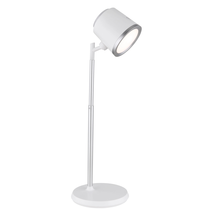 Globo - LED ljusreglerad bordslampa touch 04.01.2001 LED/6W/3,7V 3000K/4000K/6500K 1500 mAh USB vit