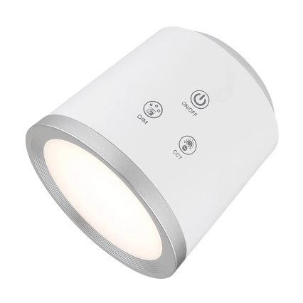 Globo - LED ljusreglerad bordslampa touch 04.01.2001 LED/6W/3,7V 3000K/4000K/6500K 1500 mAh USB vit