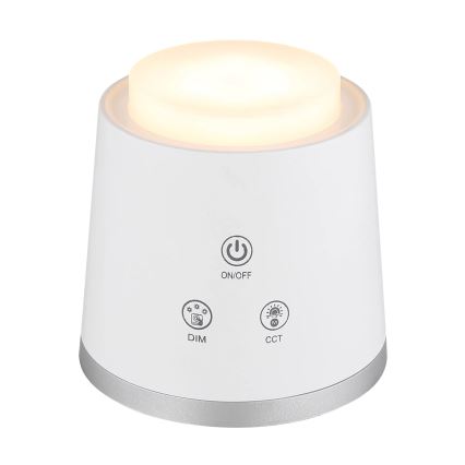 Globo - LED ljusreglerad bordslampa touch 04.01.2001 LED/6W/3,7V 3000K/4000K/6500K 1500 mAh USB vit