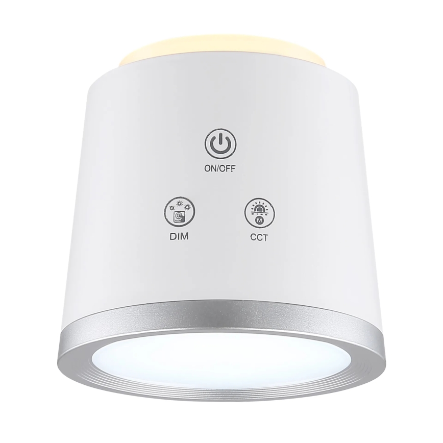Globo - LED ljusreglerad bordslampa touch 04.01.2001 LED/6W/3,7V 3000K/4000K/6500K 1500 mAh USB vit