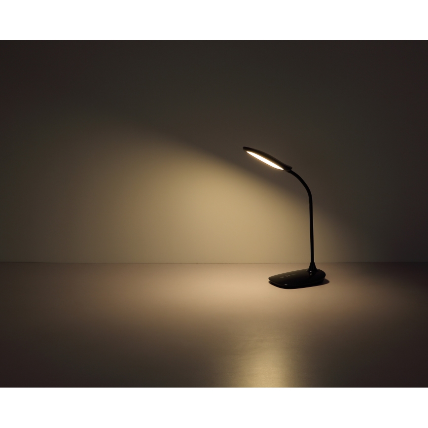 Globo - LED ljusreglerad bordslampa touch LED/9W/230V 3000K/4000K/6500K CRI 90 svart