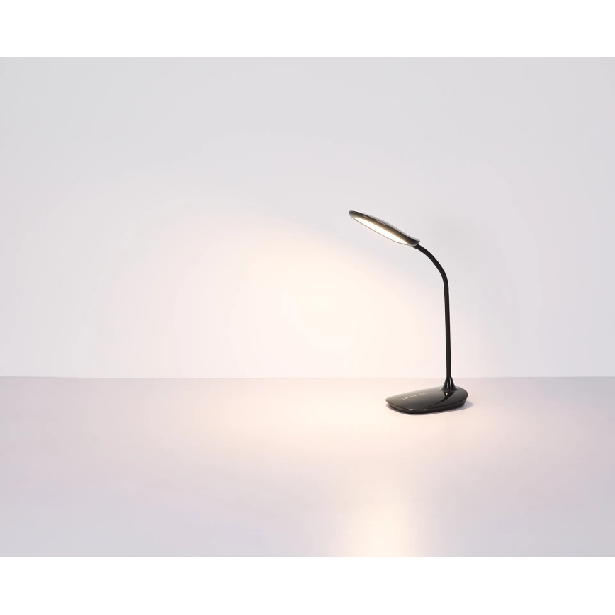 Globo - LED ljusreglerad bordslampa touch LED/9W/230V 3000K/4000K/6500K CRI 90 svart
