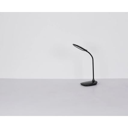 Globo - LED ljusreglerad bordslampa touch LED/9W/230V 3000K/4000K/6500K CRI 90 svart