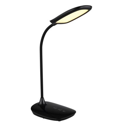 Globo - LED ljusreglerad bordslampa touch LED/9W/230V 3000K/4000K/6500K CRI 90 svart
