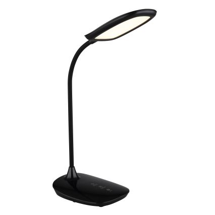 Globo - LED ljusreglerad bordslampa touch LED/9W/230V 3000K/4000K/6500K CRI 90 svart