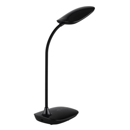 Globo - LED ljusreglerad bordslampa touch LED/9W/230V 3000K/4000K/6500K CRI 90 svart