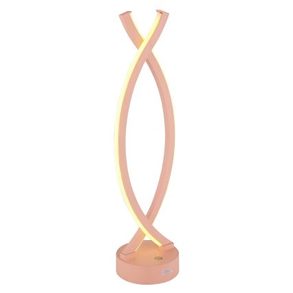 Globo - LED ljusreglerad bordslampa touch LED/1W/3,7V 3000K 1800 mAh USB rosa
