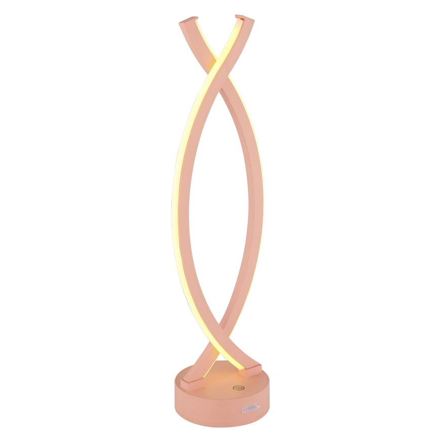 Globo - LED ljusreglerad bordslampa touch LED/1W/3,7V 3000K 1800 mAh USB rosa