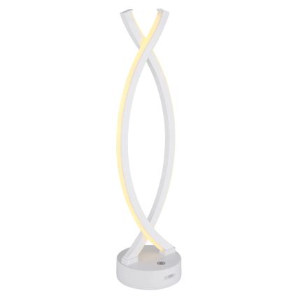 Globo - LED ljusreglerad bordslampa touch LED/1W/3,7V 3000K 1800 mAh USB vit