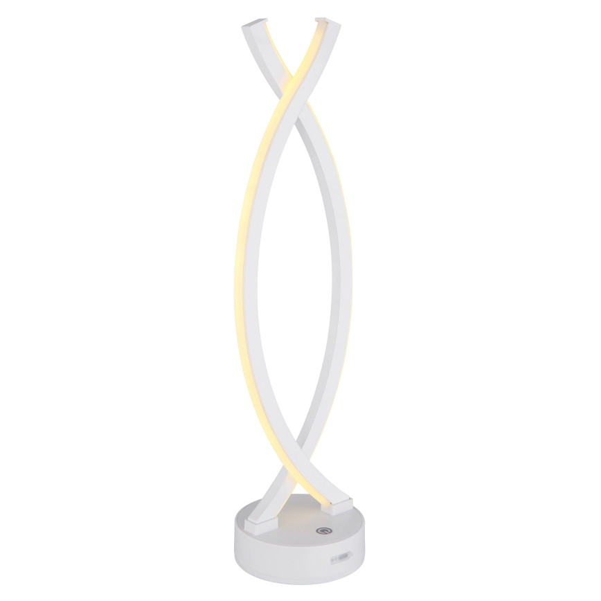 Globo - LED ljusreglerad bordslampa touch LED/1W/3,7V 3000K 1800 mAh USB vit