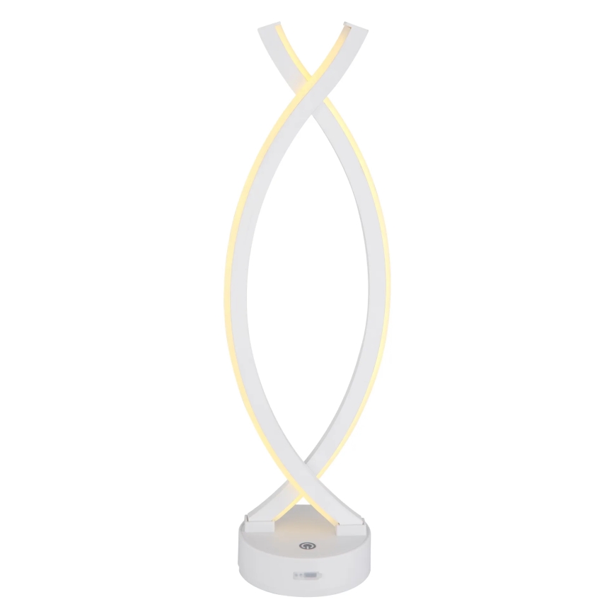 Globo - LED ljusreglerad bordslampa touch LED/1W/3,7V 3000K 1800 mAh USB vit