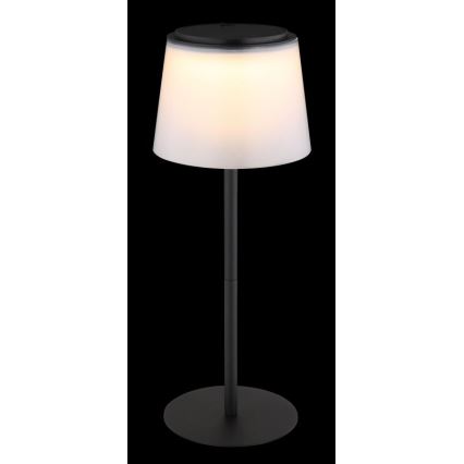 Globo - LED dimbar utomhusbordslampa med touch LED/1,8W/5V IP44 1800 mAh svart/vit