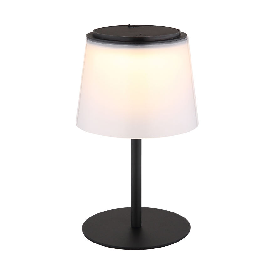 Globo - LED dimbar utomhusbordslampa med touch LED/1,8W/5V IP44 1800 mAh svart/vit