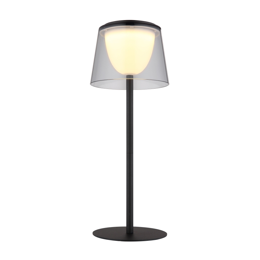 Globo - LED dimbar utomhusbordslampa med touch LED/1,8W/5V IP44 1800 mAh svart/rökfärgad