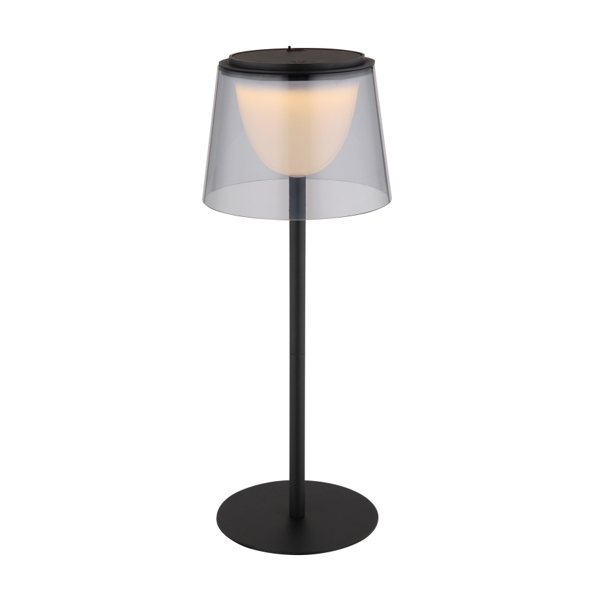 Globo - LED dimbar utomhusbordslampa med touch LED/1,8W/5V IP44 1800 mAh svart/rökfärgad