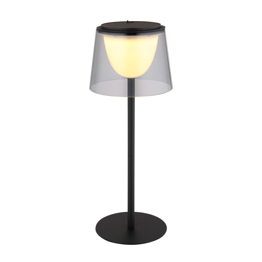 Globo - LED dimbar utomhusbordslampa med touch LED/1,8W/5V IP44 1800 mAh svart/rökfärgad