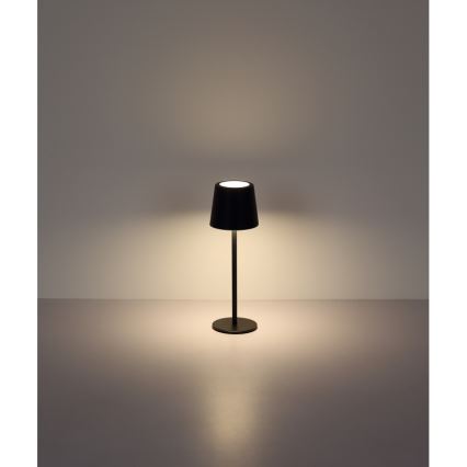 Globo - LED Ljusreglerad utomhus beröring bordslampa LED/2W/5V 3000/4000/6000K 2200 mAh IP44 svart