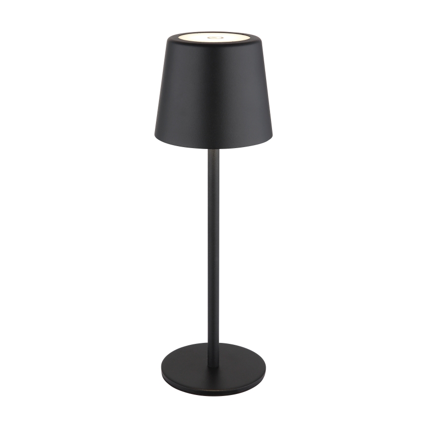 Globo - LED Ljusreglerad utomhus beröring bordslampa LED/2W/5V 3000/4000/6000K 2200 mAh IP44 svart