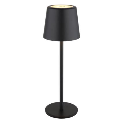 Globo - LED Ljusreglerad utomhus beröring bordslampa LED/2W/5V 3000/4000/6000K 2200 mAh IP44 svart