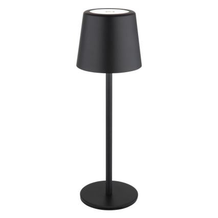 Globo - LED Ljusreglerad utomhus beröring bordslampa LED/2W/5V 3000/4000/6000K 2200 mAh IP44 svart