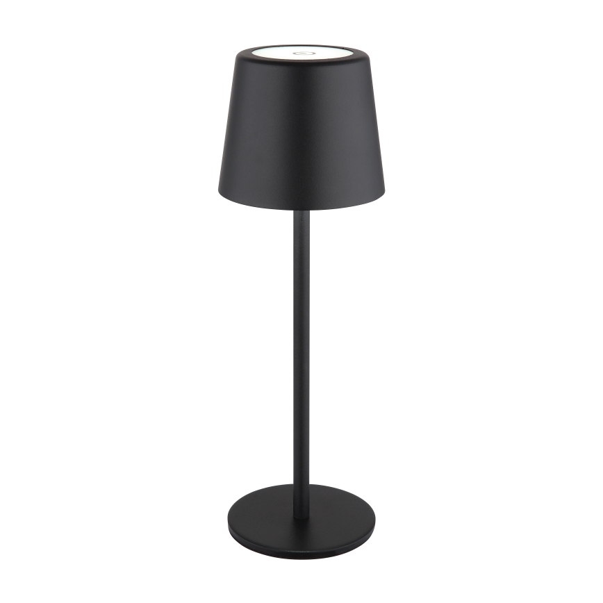 Globo - LED Ljusreglerad utomhus beröring bordslampa LED/2W/5V 3000/4000/6000K 2200 mAh IP44 svart