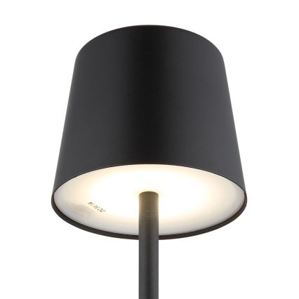 Globo - LED dimbar utomhusbordslampa med touch LED/2W/5V 3000/4000/6000K 2200 mAh IP44 svart