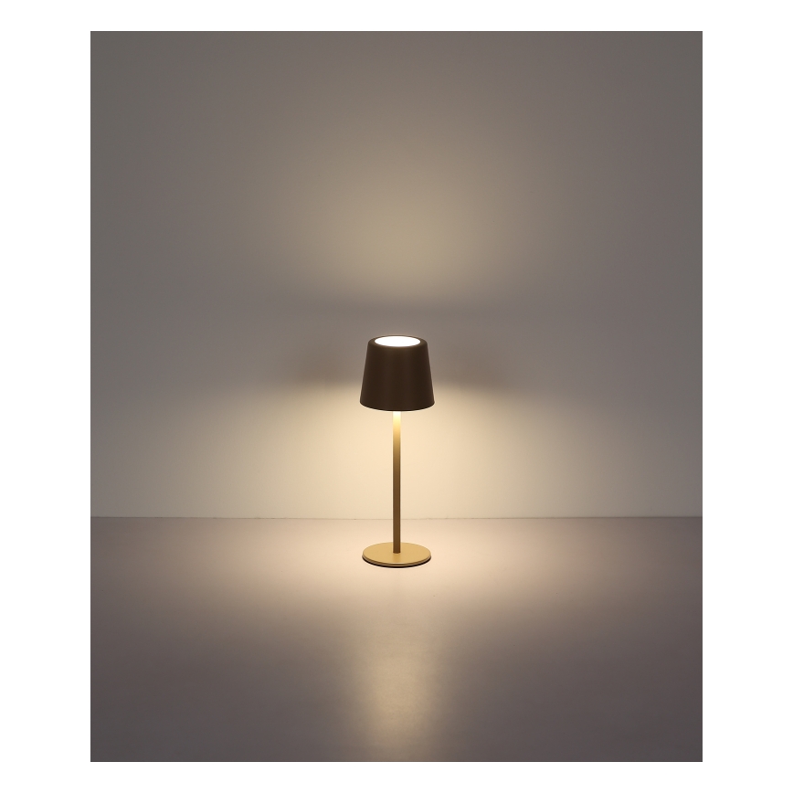 Globo - LED Ljusreglerad utomhus beröring bordslampa LED/2W/5V 3000/4000/6000K 2200 mAh IP44 grädde
