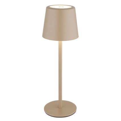 Globo - LED Ljusreglerad utomhus beröring bordslampa LED/2W/5V 3000/4000/6000K 2200 mAh IP44 grädde