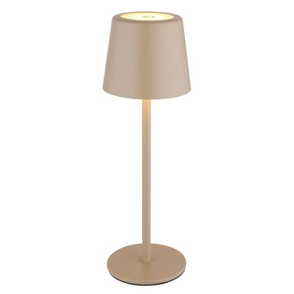 Globo - LED Ljusreglerad utomhus beröring bordslampa LED/2W/5V 3000/4000/6000K 2200 mAh IP44 grädde