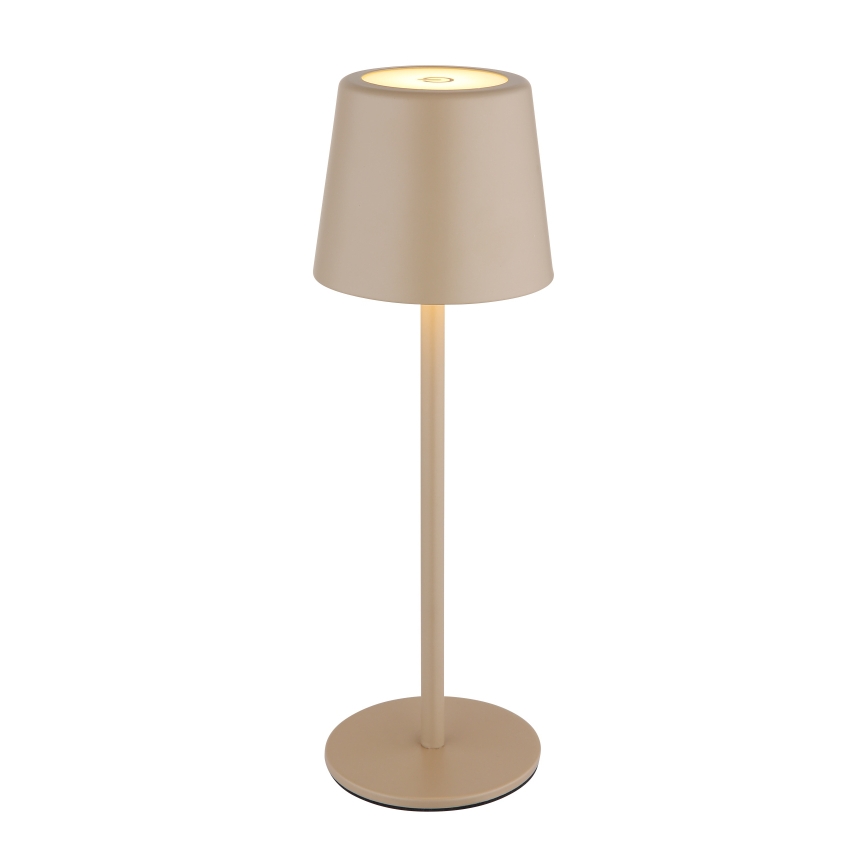 Globo - LED Ljusreglerad utomhus beröring bordslampa LED/2W/5V 3000/4000/6000K 2200 mAh IP44 grädde