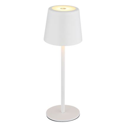 Globo - LED Ljusreglerad utomhus beröring bordslampa LED/2W/5V 3000/4000/6000K 2200 mAh IP44 vit