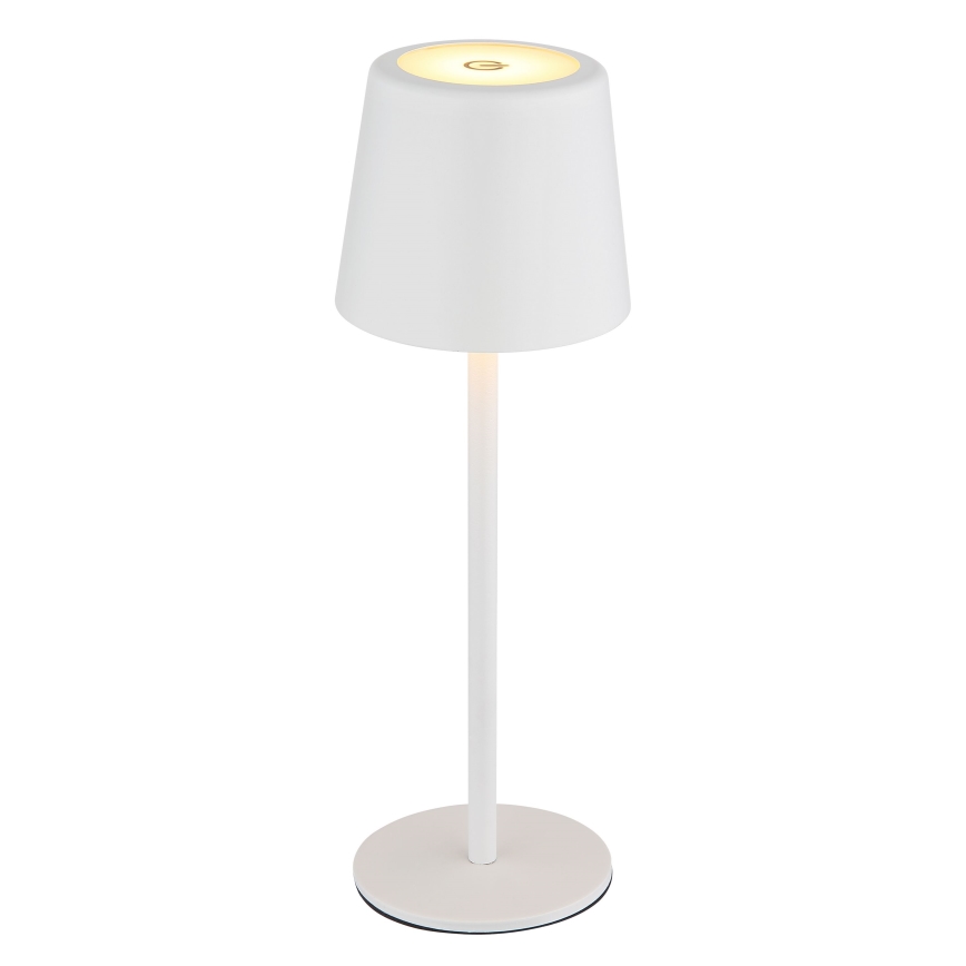 Globo - LED Ljusreglerad utomhus beröring bordslampa LED/2W/5V 3000/4000/6000K 2200 mAh IP44 vit
