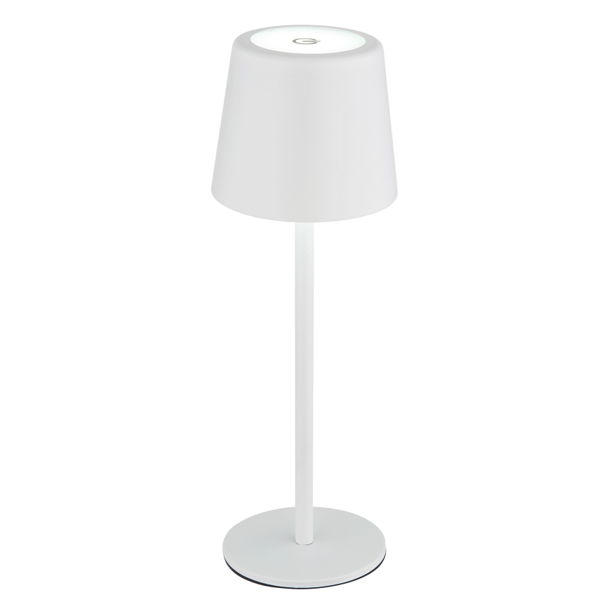 Globo - LED Ljusreglerad utomhus beröring bordslampa LED/2W/5V 3000/4000/6000K 2200 mAh IP44 vit