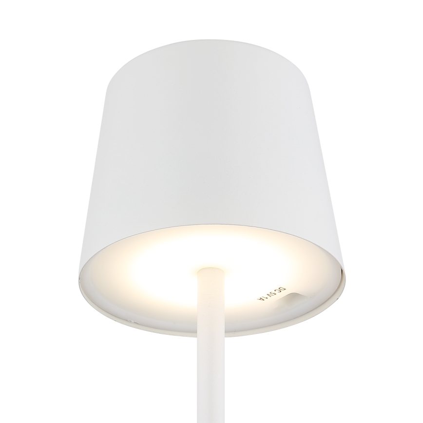 Globo - LED Ljusreglerad utomhus beröring bordslampa LED/2W/5V 3000/4000/6000K 2200 mAh IP44 vit