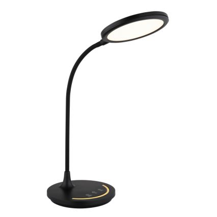 Globo - LED Ljusreglerad flexibel beröring bordslampa LED/12W/230V 3000/4000/6500K CRI 90 svart