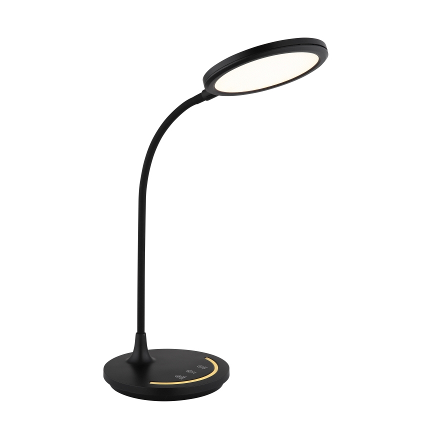 Globo - LED Ljusreglerad flexibel beröring bordslampa LED/12W/230V 3000/4000/6500K CRI 90 svart