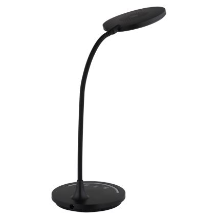 Globo - LED Ljusreglerad flexibel beröring bordslampa LED/12W/230V 3000/4000/6500K CRI 90 svart