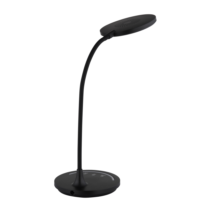 Globo - LED Ljusreglerad flexibel beröring bordslampa LED/12W/230V 3000/4000/6500K CRI 90 svart