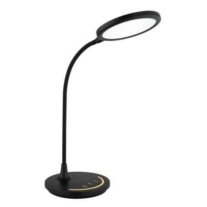 Globo - LED Ljusreglerad flexibel beröring bordslampa LED/12W/230V 3000/4000/6500K CRI 90 svart