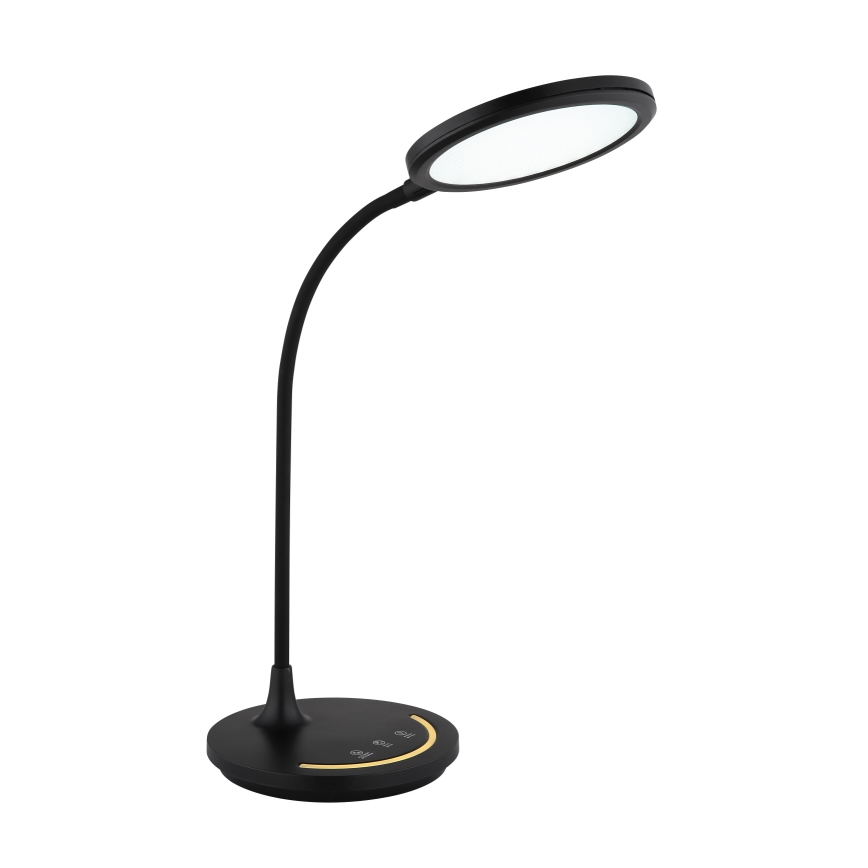 Globo - LED Ljusreglerad flexibel beröring bordslampa LED/12W/230V 3000/4000/6500K CRI 90 svart