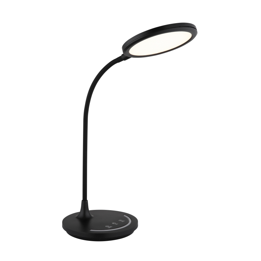 Globo - LED Ljusreglerad flexibel beröring bordslampa LED/12W/230V 3000/4000/6500K CRI 90 svart