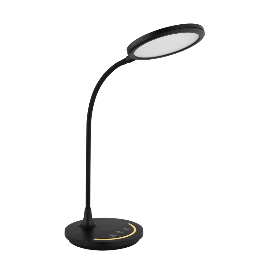 Globo - LED Ljusreglerad flexibel beröring bordslampa LED/12W/230V 3000/4000/6500K CRI 90 svart