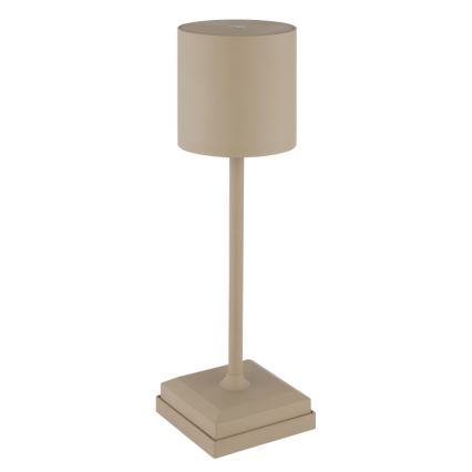 Globo - LED-dimmbar beröringsstyrd uppladdningsbar bordslampa LED/1,5W/5V 2200 mAh beige