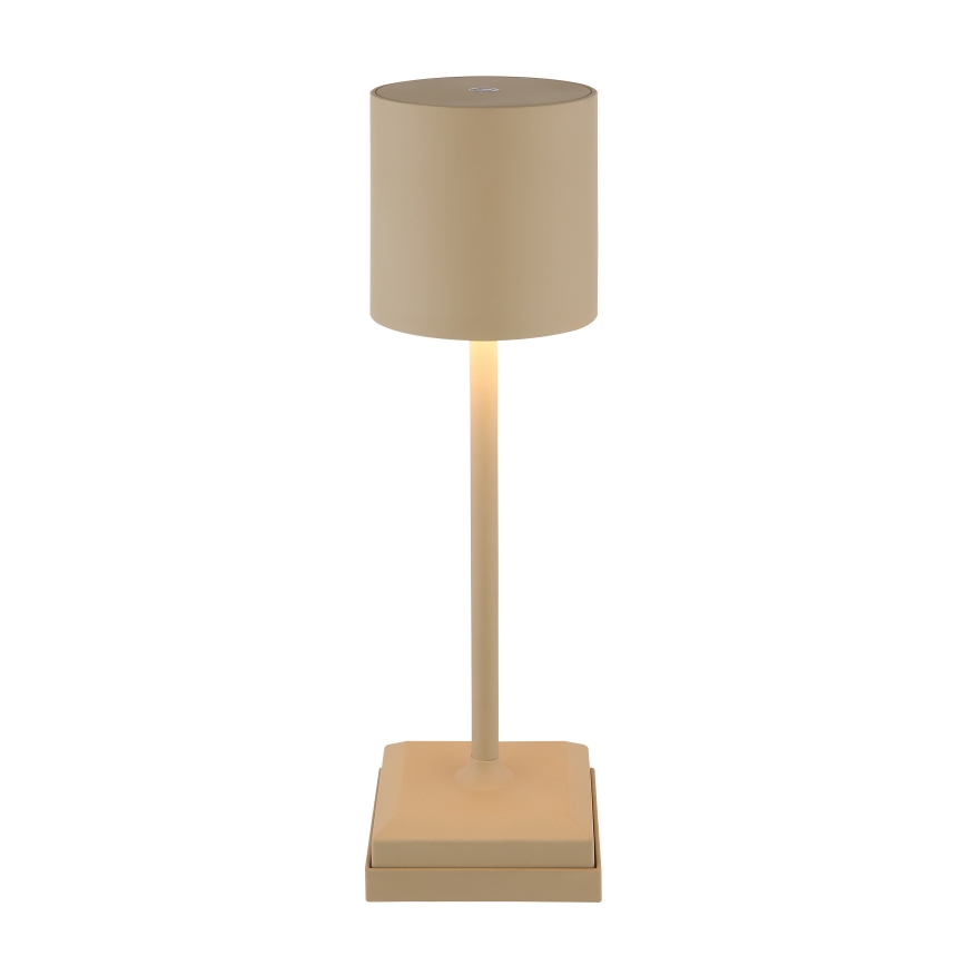 Globo - LED-dimmbar beröringsstyrd uppladdningsbar bordslampa LED/1,5W/5V 2200 mAh beige