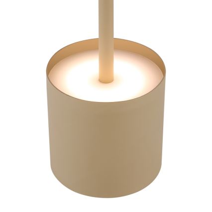 Globo - LED-dimmbar beröringsstyrd uppladdningsbar bordslampa LED/1,5W/5V 2200 mAh beige
