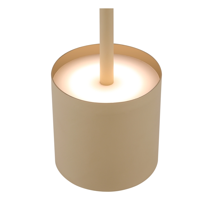 Globo - LED-dimmbar beröringsstyrd uppladdningsbar bordslampa LED/1,5W/5V 2200 mAh beige