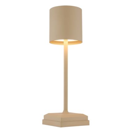 Globo - LED-dimmbar beröringsstyrd uppladdningsbar bordslampa LED/1,5W/5V 2200 mAh beige